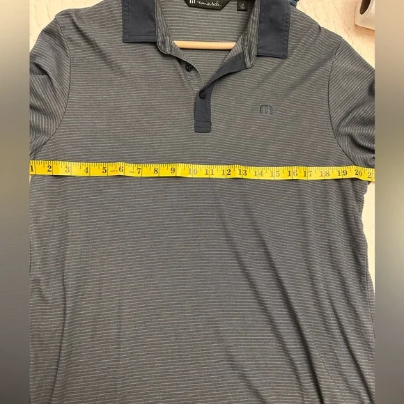 TravisMathew Navy Striped Shirt - Picture 5 of 7